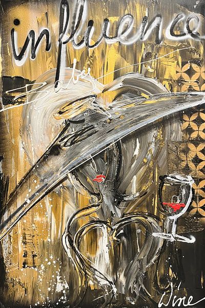 Influence Baby von Geoffrey Wijn - WINE ART GALLERY