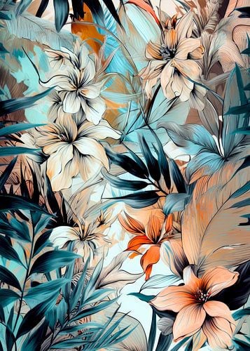 Bloemen planten kunst