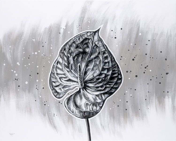 Une fleur silencieuse par ART Eva Maria