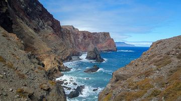 Panorama van de Atlantische kust van Madeira van Hans-Heinrich Runge