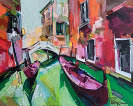 Ein ruhiger Kanal in Venedig von Gayane Nakada