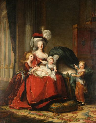 Marie-Antoinette en haar kinderen, Louise Élisabeth Vigée Le Brun.