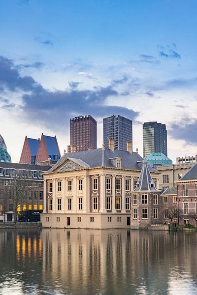 Mauritshuis La Haye au crépuscule par Erik van 't Hof
