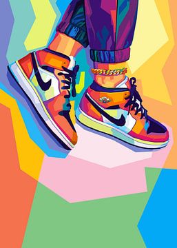 Air Jordan Schoenen Wpap Kunst van Noval Purnama