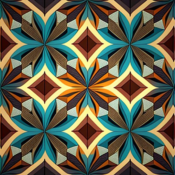 Motif kaléidoscopique vivant par Vythryd Arts