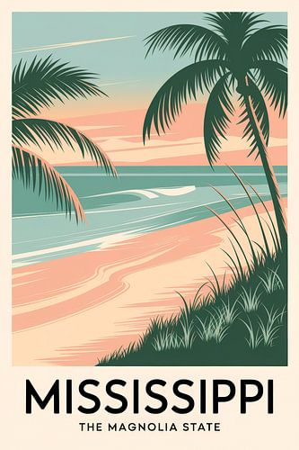 Mississippi Vintage Reisposter