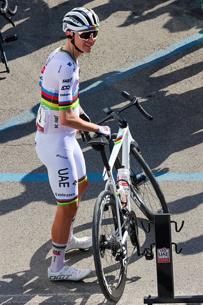 Tadej Pogacar and his world champion bike by FreddyFinn