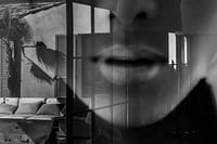 Photographie de rue avec une réflexion intense