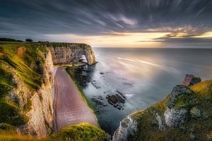 Kliffen bij Etretat in Normandië, Frankrijk van Voss Fine Art Fotografie