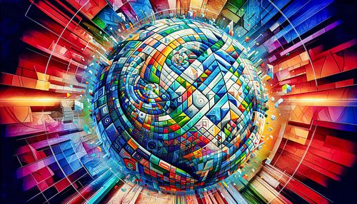 Artistieke Kleurrijke Wereld