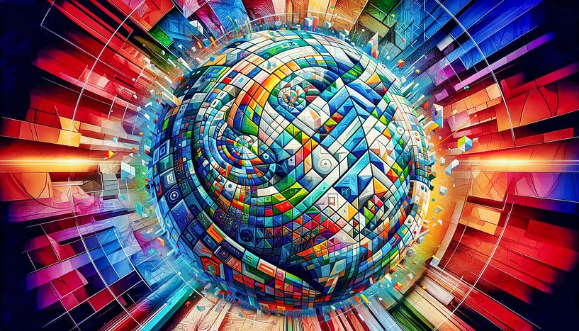 Artistic Colourful World by Arjen Roos