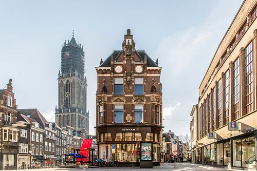 De Domtoren vanaf Stadhuisbrug