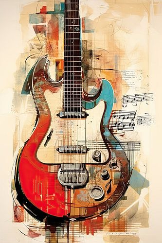 Guitare abstraite