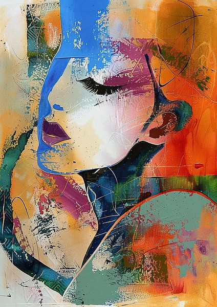 Abstract portrait by Abstract Painting
