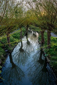 View of the Minstroom river near the Abstederdijk in Utrecht. One2expose Wout Kok Photography