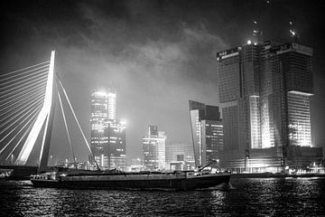 Erasmus Bridge, the iconic cable-stayed bridge by Niels Stolk