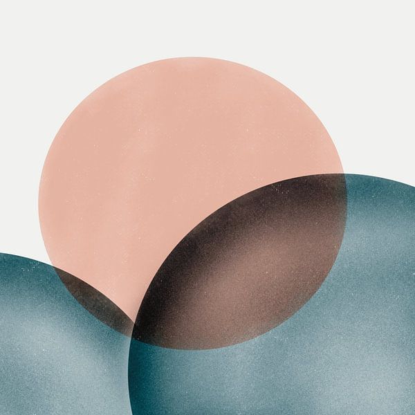 Pink Overlay Circles by Little Dean