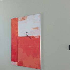 Kundenfoto: Abstraktes Porträt von ARTEO Gemälde, als artframe