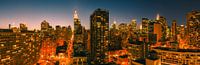 Manhattan-Panorama von Henk Meijer Photography Miniaturansicht