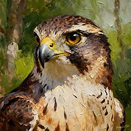 Wildtiere – Ungezähmte Anmut – Habicht 1 von Johannas Art Creations