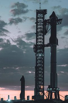 3 SpaceX Raumschiff-Prototypen (Starship - Starship Superheavy - Starhopper) von Chris Thomassen (Wereldreizigers.nl)