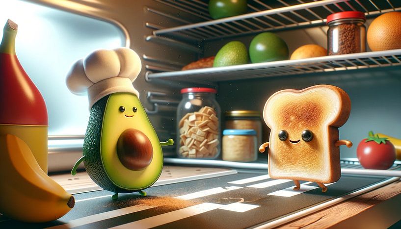 Treats in the fridge light by artefacti