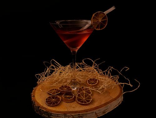 Cocktail met limoensap, cranberry en wodka