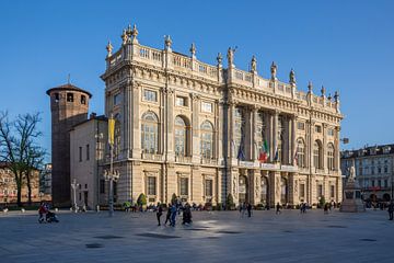 Madama Palace (Palazzo Madama) in het centrum van Turijn, Italië
