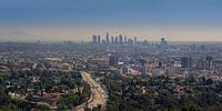 Los Angeles skyline from the Hollywood Hills by Toon van den Einde thumbnail