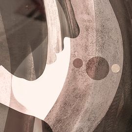 Silhouette. Moderne Abstraktion. Porträt. von Alie Ekkelenkamp