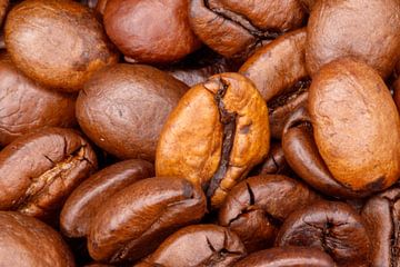 Stapel Geroosterde Koffiebonen van de-nue-pic