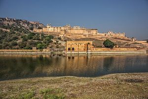 Mehrangarh Fort, Jodhpur, Rajasthan, India. Indiaas paleis