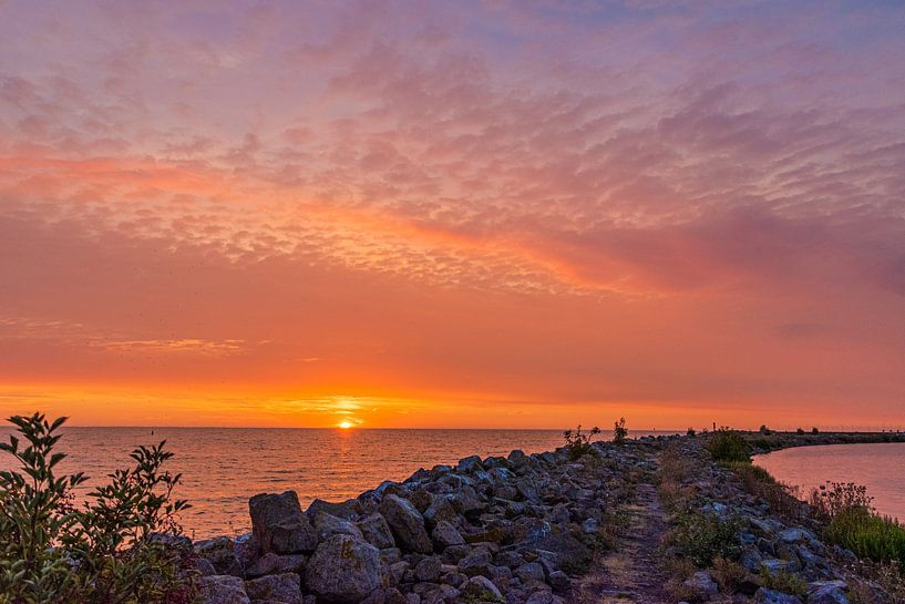 Sunset Stavoren by Lies Bakker