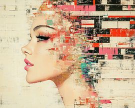 Fragmented Colors of Grace by Wonderful Art