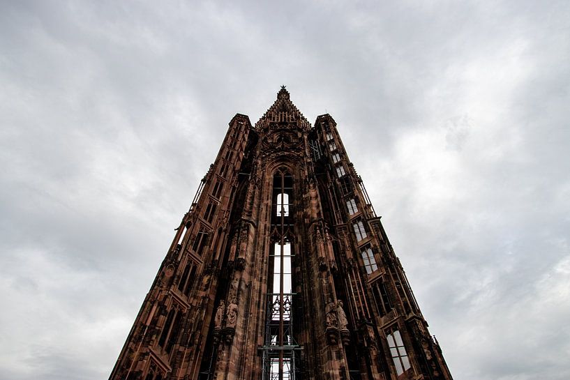 De toren van de Kathedraal van Straatsburg van Martijn