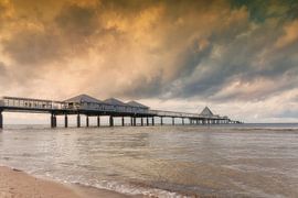 Seebrücke Heringsdorf auf Usedom | Pier Heringsdorf op Usedom von Dieter Ludorf