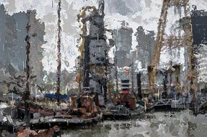 Leuvehaven, Rotterdam sur René van Leeuwen