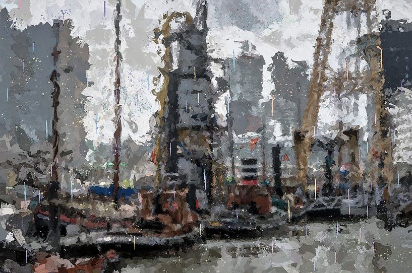 Leuvehaven, Rotterdam par René van Leeuwen
