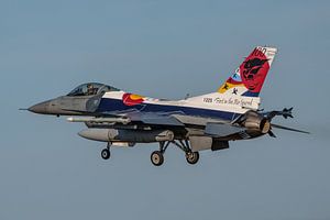 U.S. Air Force F-16 auf dem Fliegerhorst Schleswig Jagel.