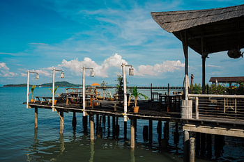 Deck on stilts, old town Koh Lanta
