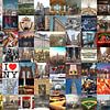Typical New York - collage of images of the city and history by Roger VDB