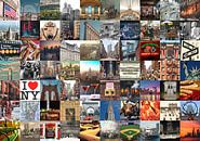 Typical New York - collage of images of the city and history by Roger VDB thumbnail