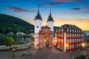 Brückentor in Heidelberg, Deutschland