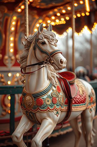 Cheval de carrousel - Cheval de foire