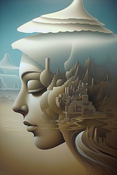 Portrait abstract by Hans-Jürgen Flaswinkel
