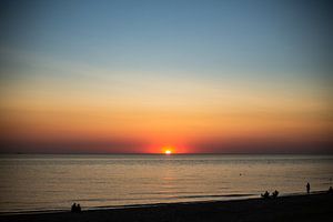 Coucher de soleil à la plage