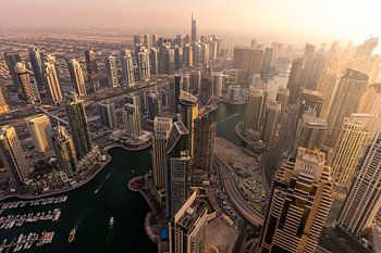 Dubai Marina Sonnenuntergang