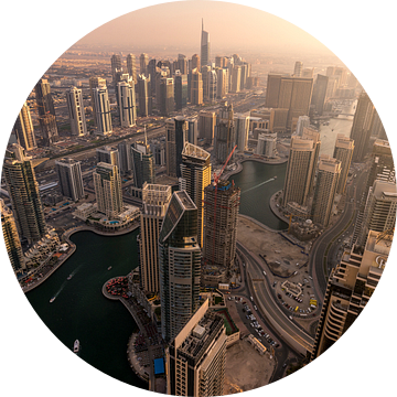 Dubai Marina Sunset van Stefan Schäfer