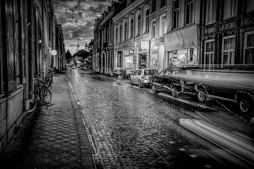 Maastrichter Straße bei Nacht