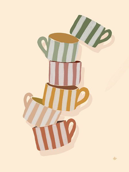 Stacking happiness by Anna Benge